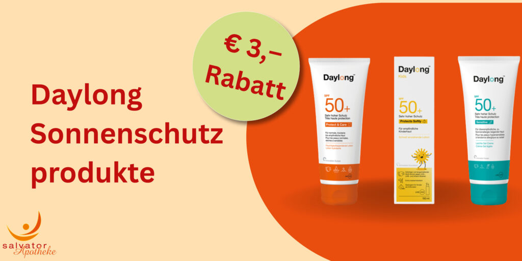Aktionsbanner Daylong Sonnenschutz